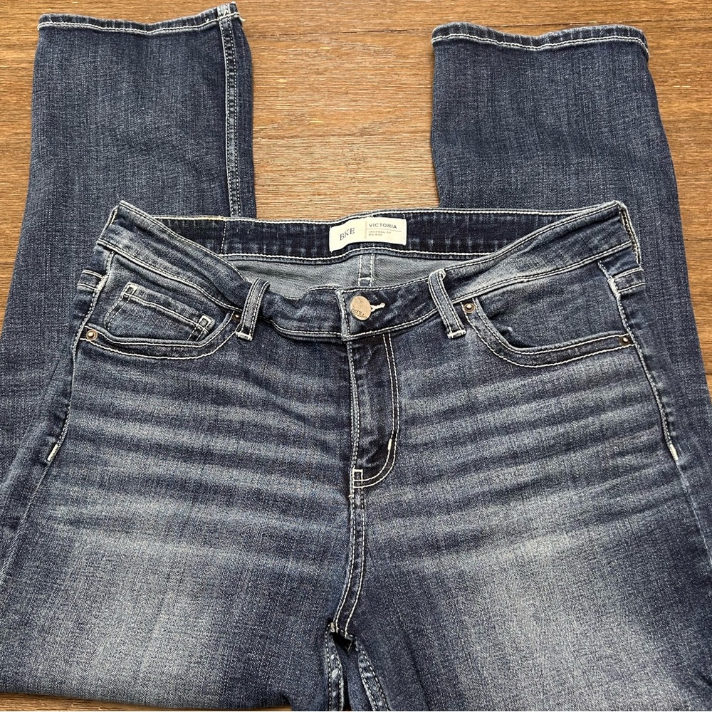 BKE Victoria Stretch Cropped Jeans Mid Rise Women’s Size 30 waist